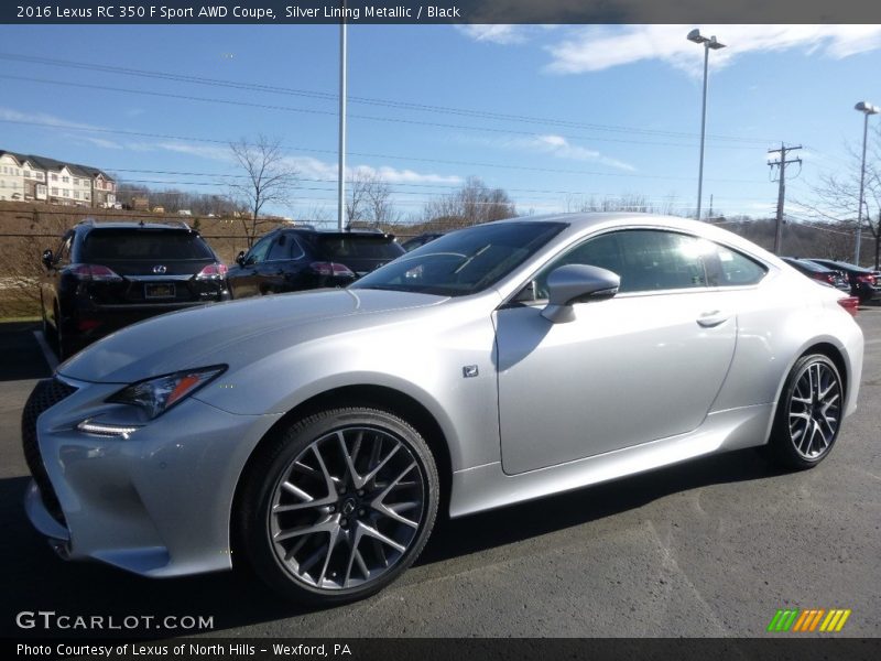 Front 3/4 View of 2016 RC 350 F Sport AWD Coupe