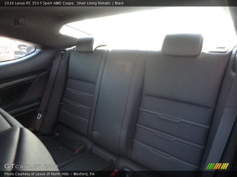 Silver Lining Metallic / Black 2016 Lexus RC 350 F Sport AWD Coupe