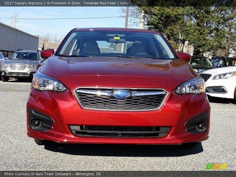 Venetian Red Pearl / Ivory 2017 Subaru Impreza 2.0i Premium 4-Door