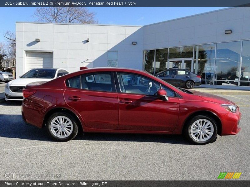 Venetian Red Pearl / Ivory 2017 Subaru Impreza 2.0i Premium 4-Door