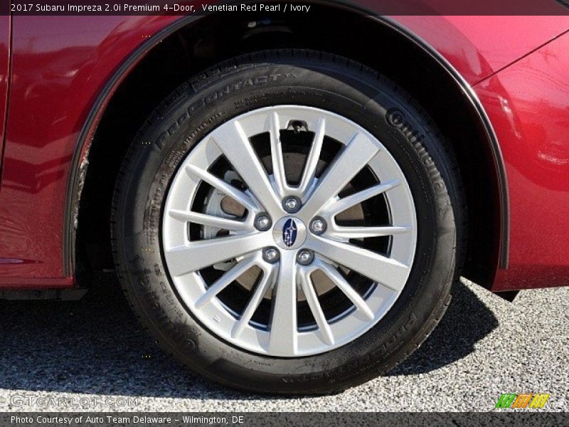 Venetian Red Pearl / Ivory 2017 Subaru Impreza 2.0i Premium 4-Door