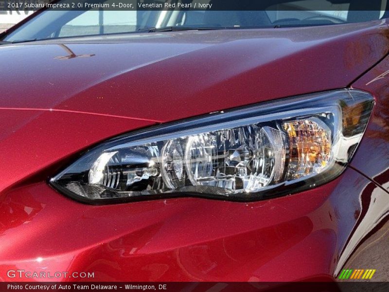 Venetian Red Pearl / Ivory 2017 Subaru Impreza 2.0i Premium 4-Door