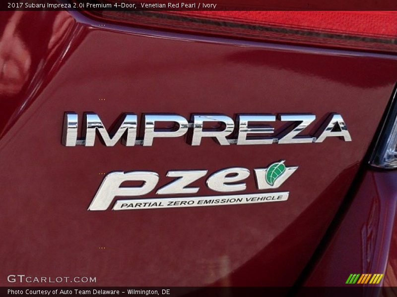 Venetian Red Pearl / Ivory 2017 Subaru Impreza 2.0i Premium 4-Door