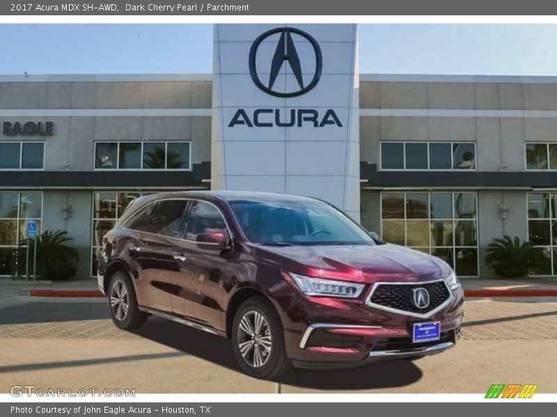 Dark Cherry Pearl / Parchment 2017 Acura MDX SH-AWD