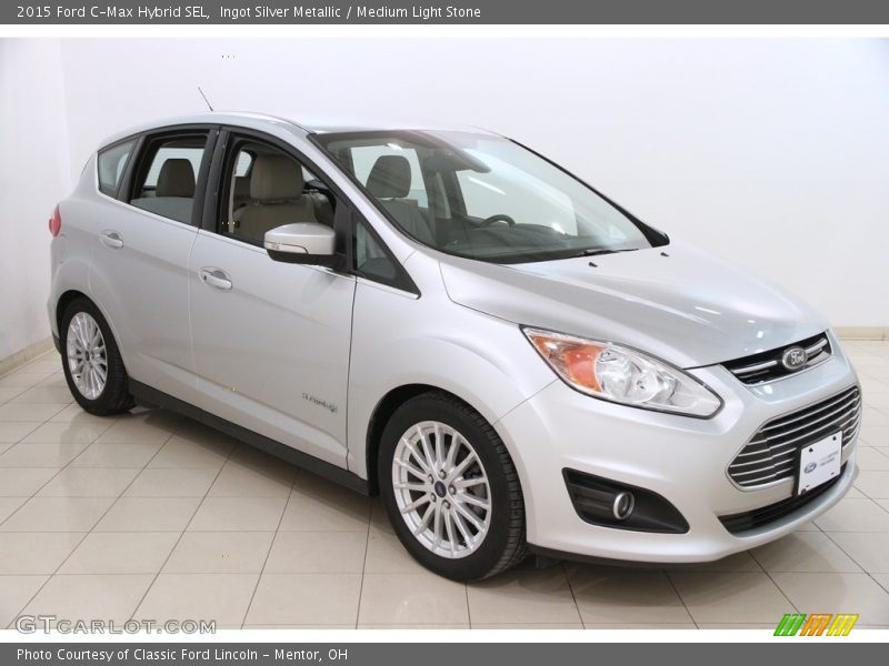 Ingot Silver Metallic / Medium Light Stone 2015 Ford C-Max Hybrid SEL