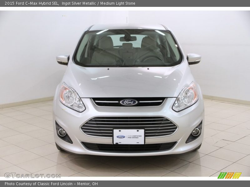 Ingot Silver Metallic / Medium Light Stone 2015 Ford C-Max Hybrid SEL