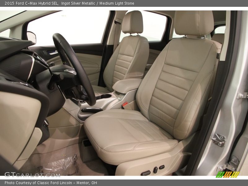 Ingot Silver Metallic / Medium Light Stone 2015 Ford C-Max Hybrid SEL