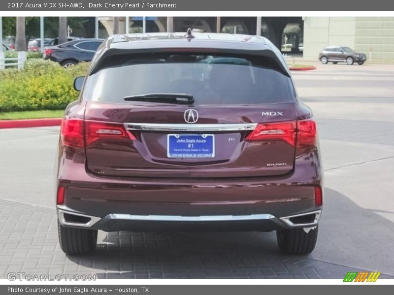 Dark Cherry Pearl / Parchment 2017 Acura MDX SH-AWD