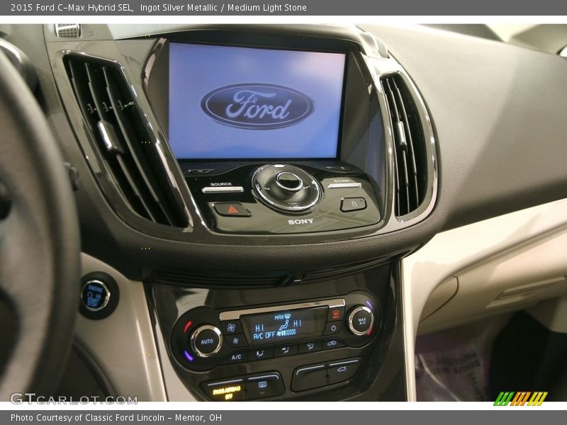 Ingot Silver Metallic / Medium Light Stone 2015 Ford C-Max Hybrid SEL