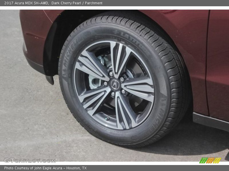 Dark Cherry Pearl / Parchment 2017 Acura MDX SH-AWD