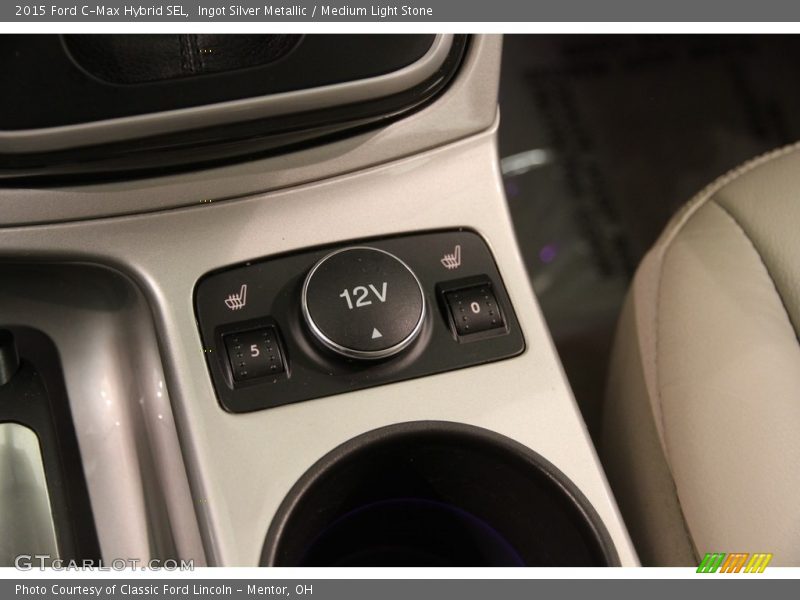 Ingot Silver Metallic / Medium Light Stone 2015 Ford C-Max Hybrid SEL