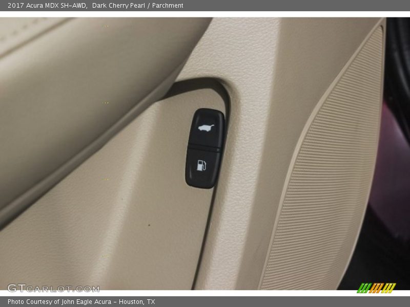 Dark Cherry Pearl / Parchment 2017 Acura MDX SH-AWD