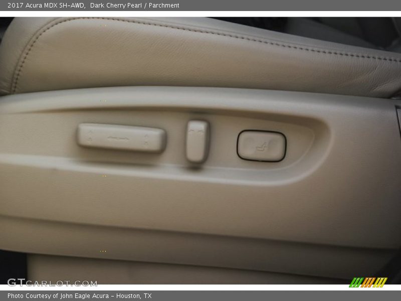 Dark Cherry Pearl / Parchment 2017 Acura MDX SH-AWD