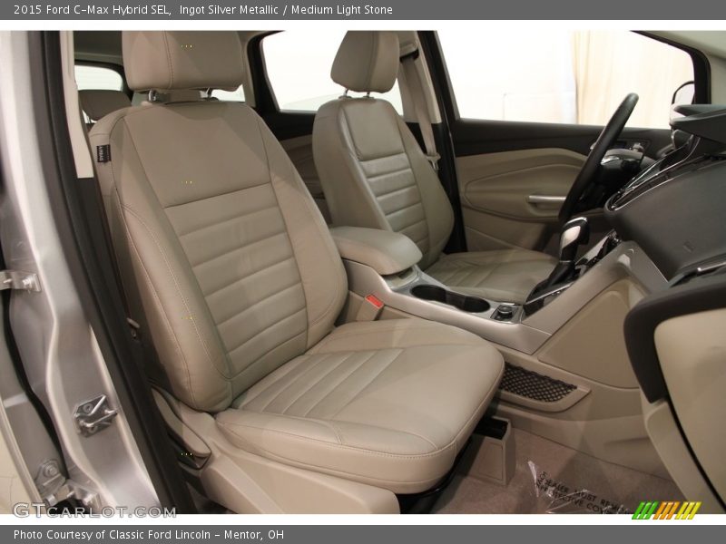 Ingot Silver Metallic / Medium Light Stone 2015 Ford C-Max Hybrid SEL
