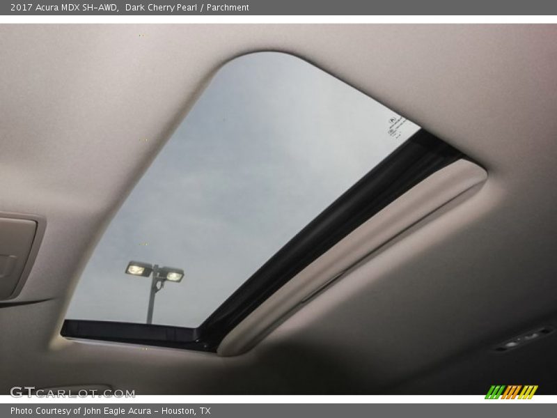 Dark Cherry Pearl / Parchment 2017 Acura MDX SH-AWD