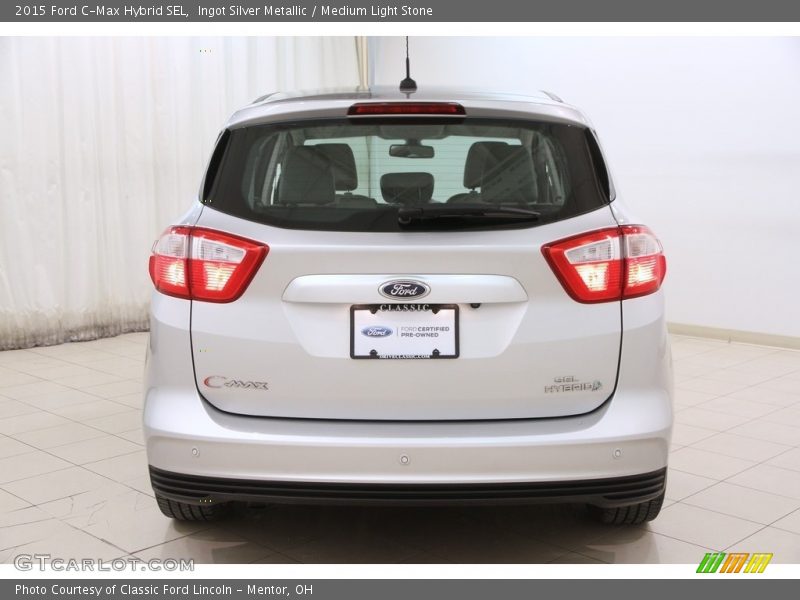Ingot Silver Metallic / Medium Light Stone 2015 Ford C-Max Hybrid SEL