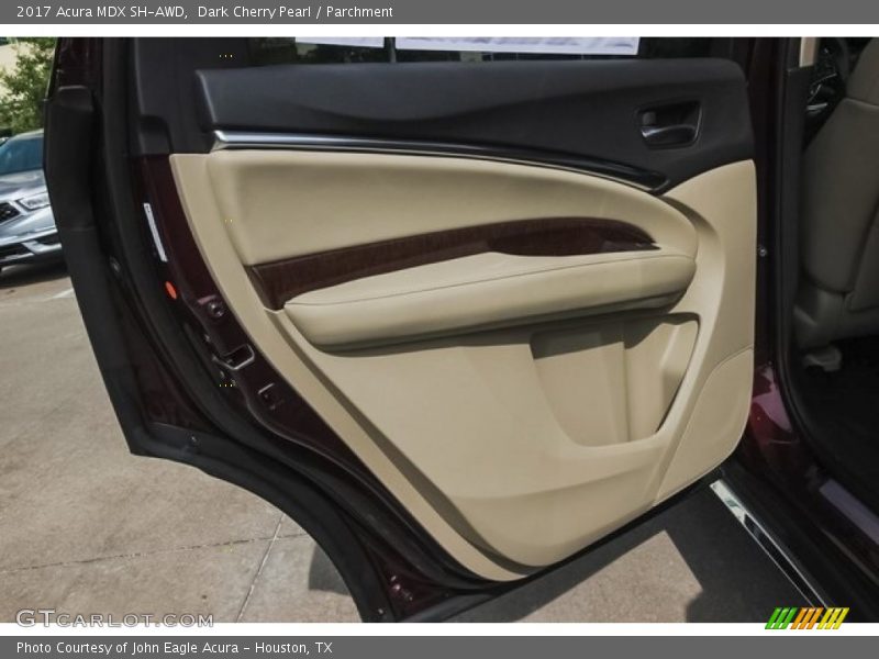 Dark Cherry Pearl / Parchment 2017 Acura MDX SH-AWD