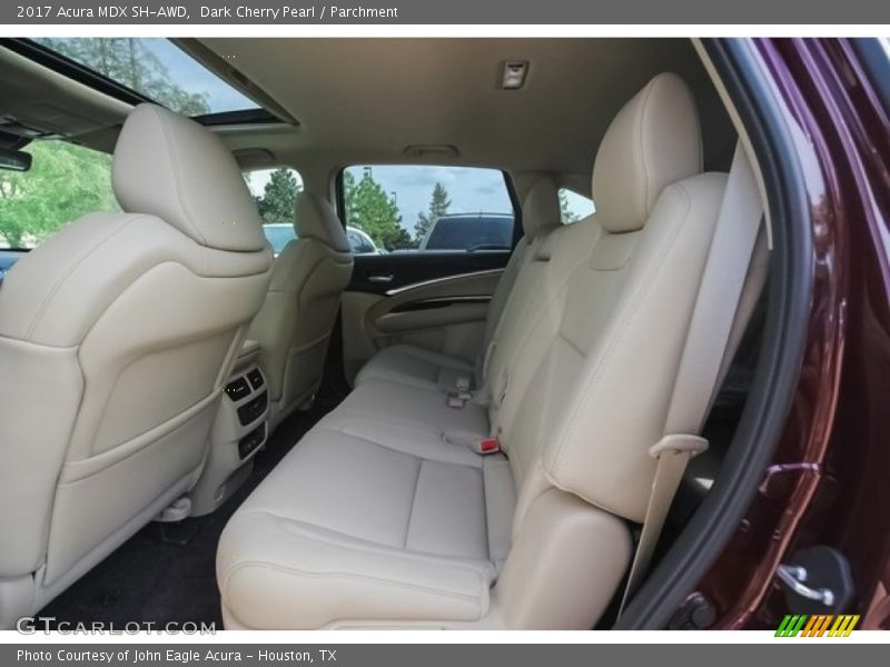 Dark Cherry Pearl / Parchment 2017 Acura MDX SH-AWD