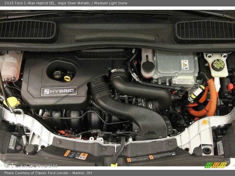Ingot Silver Metallic / Medium Light Stone 2015 Ford C-Max Hybrid SEL