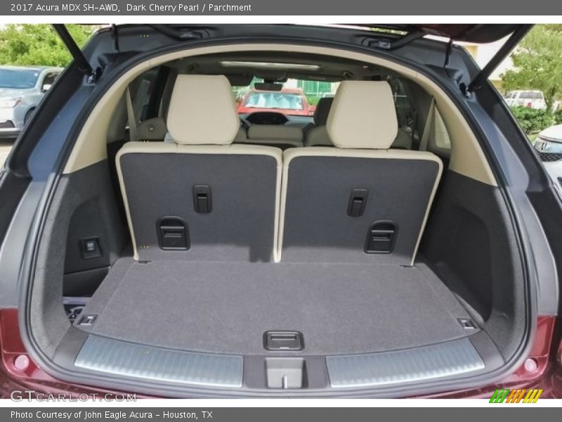 Dark Cherry Pearl / Parchment 2017 Acura MDX SH-AWD