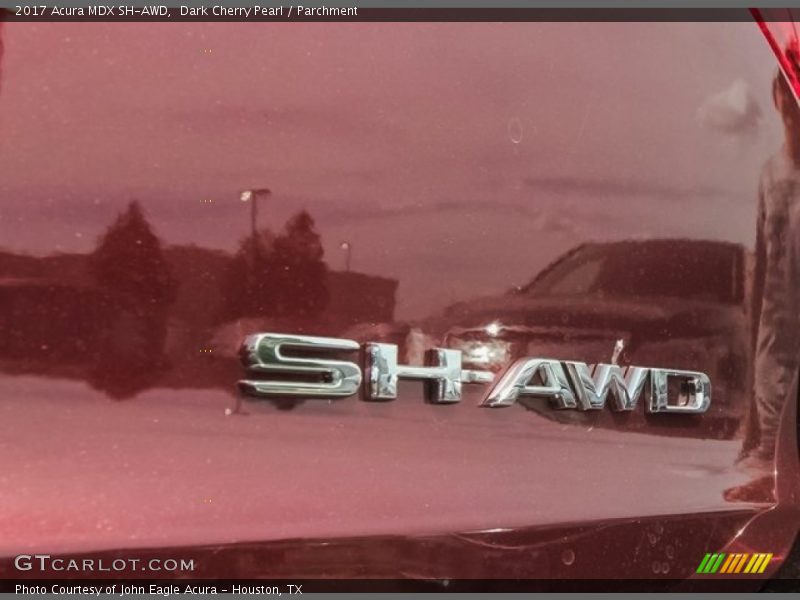 Dark Cherry Pearl / Parchment 2017 Acura MDX SH-AWD
