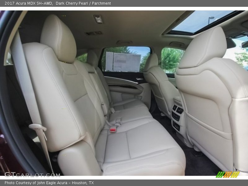 Dark Cherry Pearl / Parchment 2017 Acura MDX SH-AWD