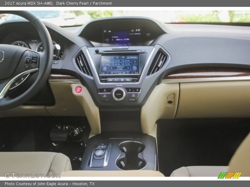 Dark Cherry Pearl / Parchment 2017 Acura MDX SH-AWD