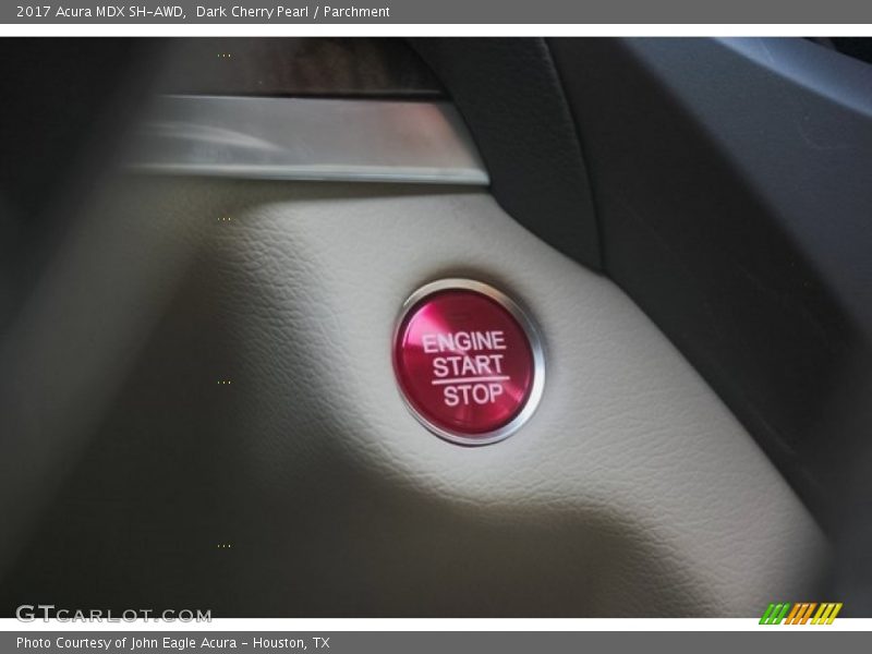 Dark Cherry Pearl / Parchment 2017 Acura MDX SH-AWD