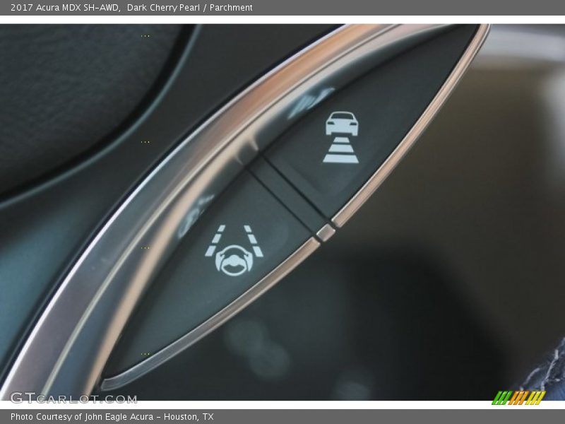 Dark Cherry Pearl / Parchment 2017 Acura MDX SH-AWD