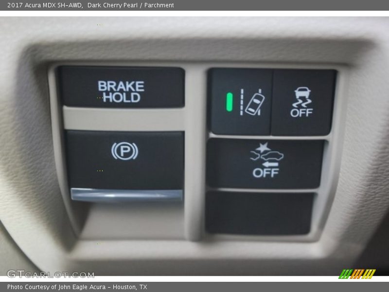 Dark Cherry Pearl / Parchment 2017 Acura MDX SH-AWD