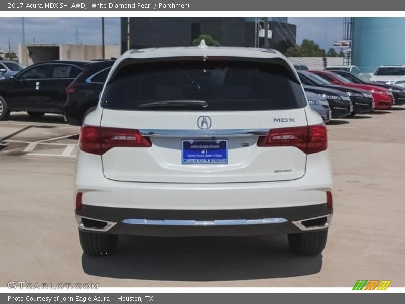 White Diamond Pearl / Parchment 2017 Acura MDX SH-AWD