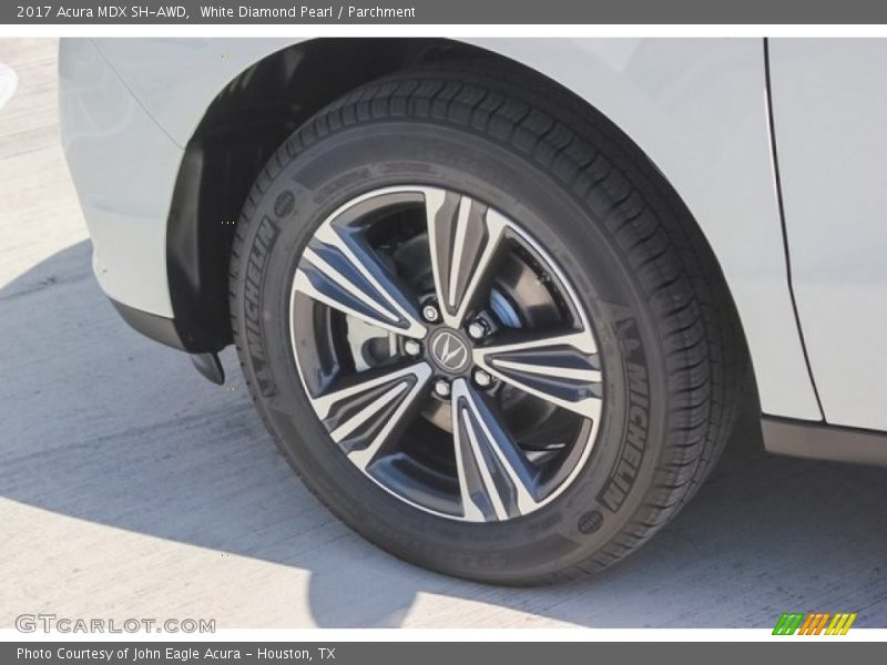 White Diamond Pearl / Parchment 2017 Acura MDX SH-AWD