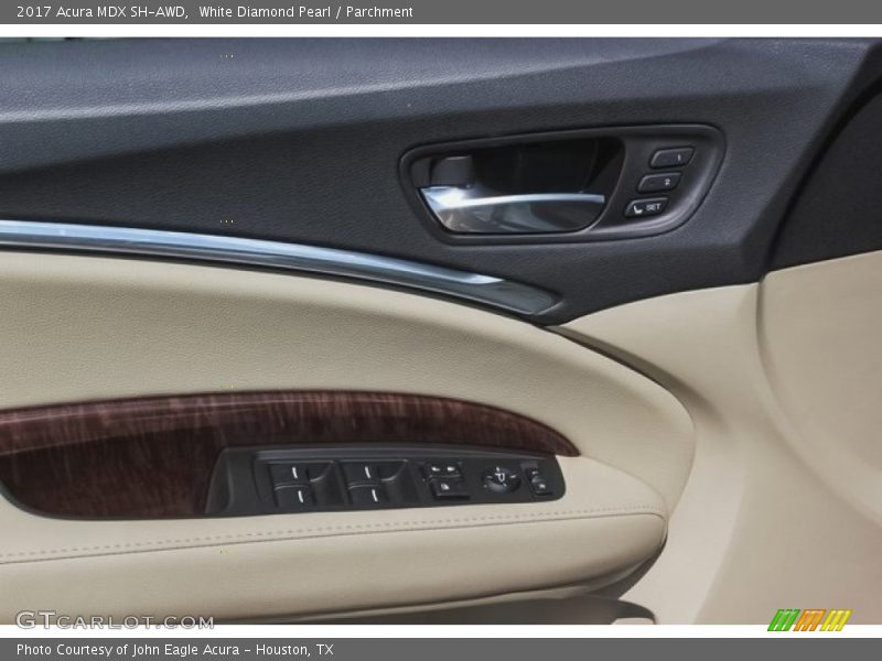 White Diamond Pearl / Parchment 2017 Acura MDX SH-AWD