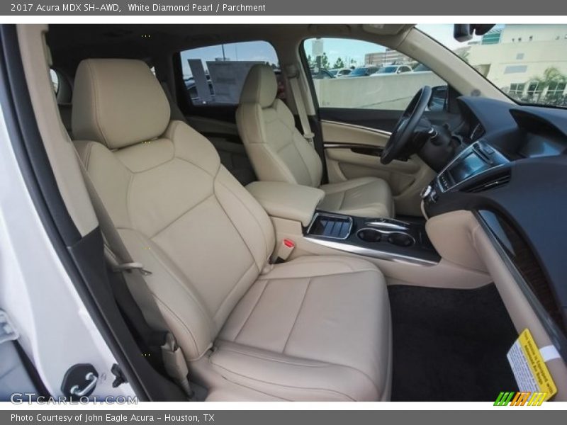 White Diamond Pearl / Parchment 2017 Acura MDX SH-AWD