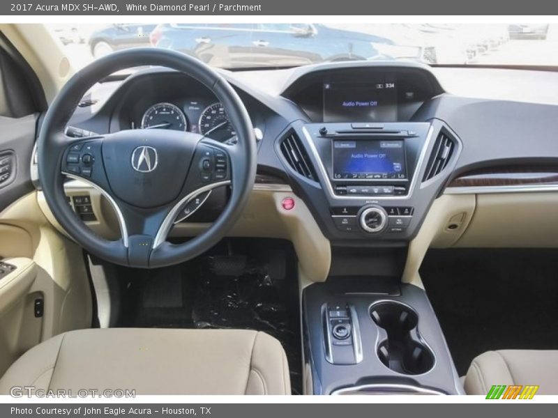 White Diamond Pearl / Parchment 2017 Acura MDX SH-AWD