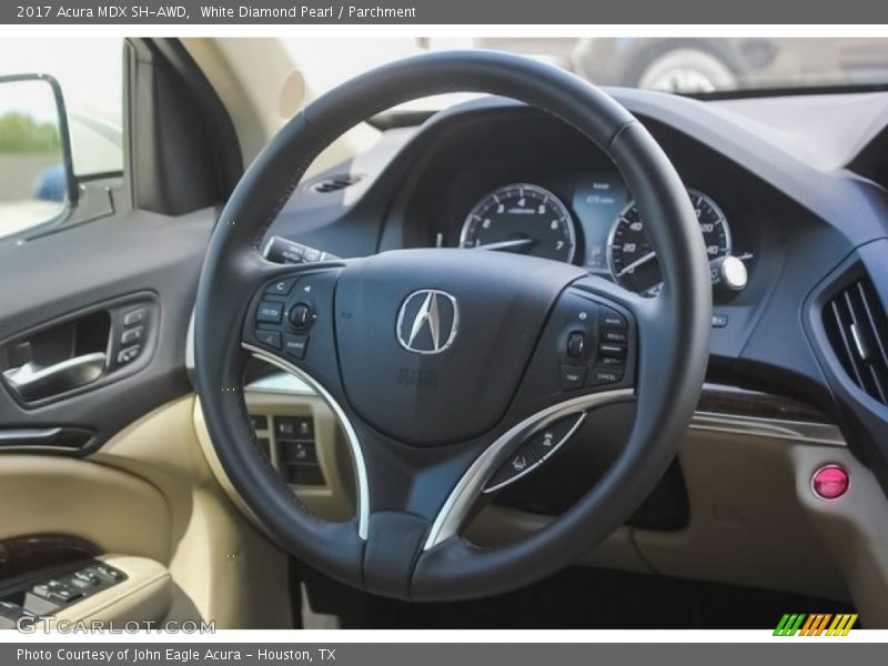 White Diamond Pearl / Parchment 2017 Acura MDX SH-AWD