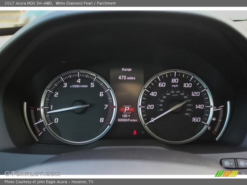 White Diamond Pearl / Parchment 2017 Acura MDX SH-AWD