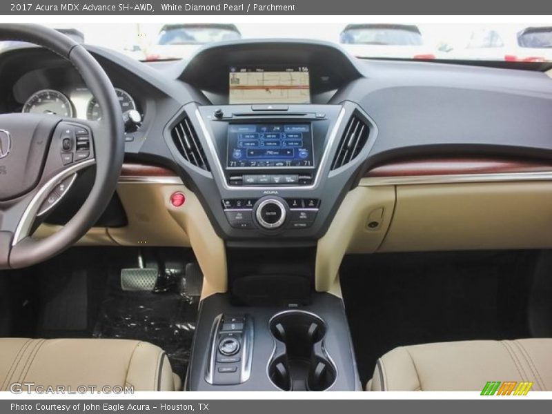 White Diamond Pearl / Parchment 2017 Acura MDX Advance SH-AWD