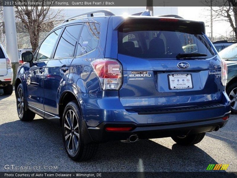 Quartz Blue Pearl / Black 2017 Subaru Forester 2.0XT Touring