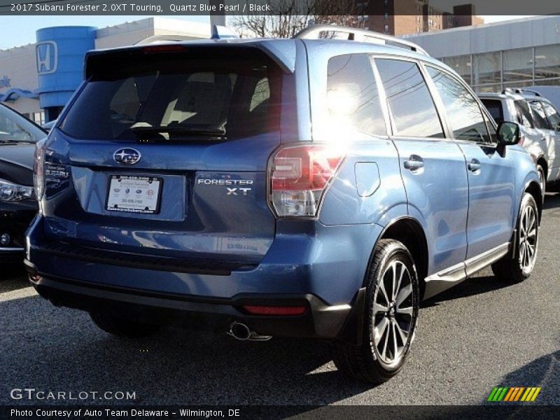 Quartz Blue Pearl / Black 2017 Subaru Forester 2.0XT Touring