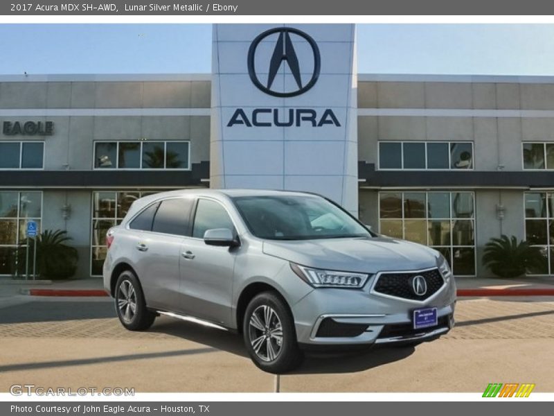 Lunar Silver Metallic / Ebony 2017 Acura MDX SH-AWD