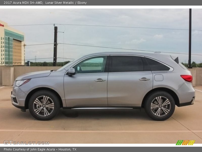 Lunar Silver Metallic / Ebony 2017 Acura MDX SH-AWD