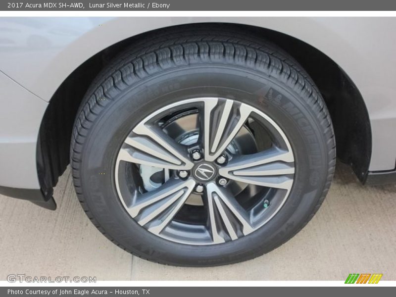 Lunar Silver Metallic / Ebony 2017 Acura MDX SH-AWD