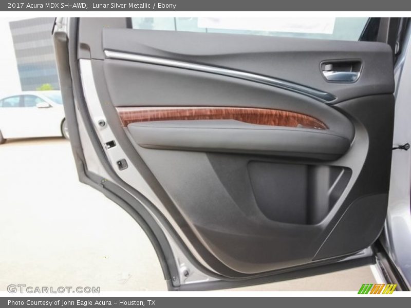 Lunar Silver Metallic / Ebony 2017 Acura MDX SH-AWD