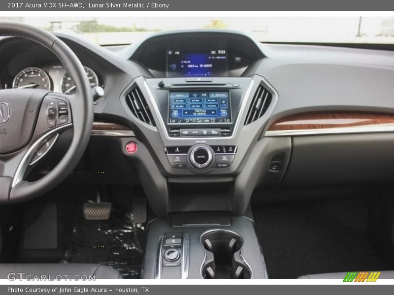 Lunar Silver Metallic / Ebony 2017 Acura MDX SH-AWD