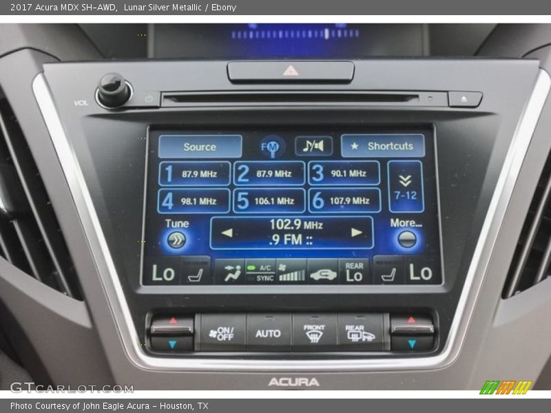 Lunar Silver Metallic / Ebony 2017 Acura MDX SH-AWD