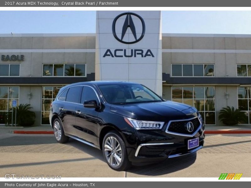 Crystal Black Pearl / Parchment 2017 Acura MDX Technology