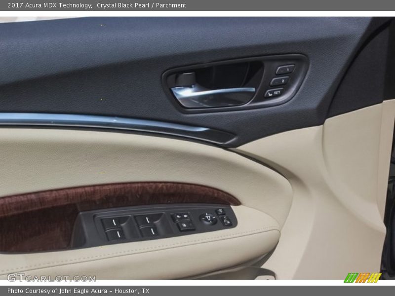 Crystal Black Pearl / Parchment 2017 Acura MDX Technology