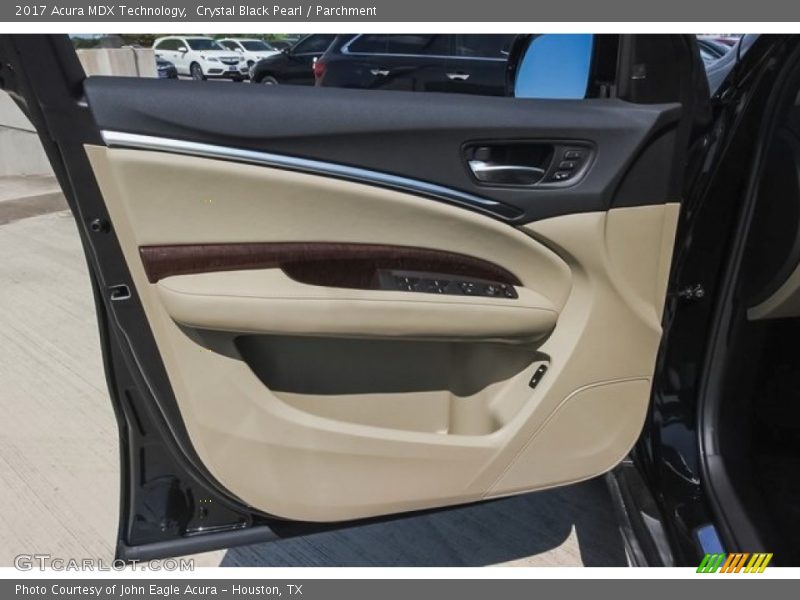 Crystal Black Pearl / Parchment 2017 Acura MDX Technology