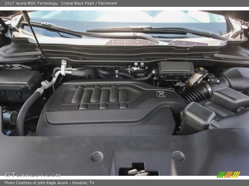 Crystal Black Pearl / Parchment 2017 Acura MDX Technology
